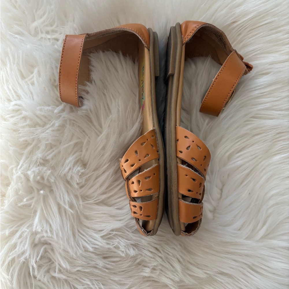 Rachel Shoes Tan Kids Sandals - Picture 3 of 9